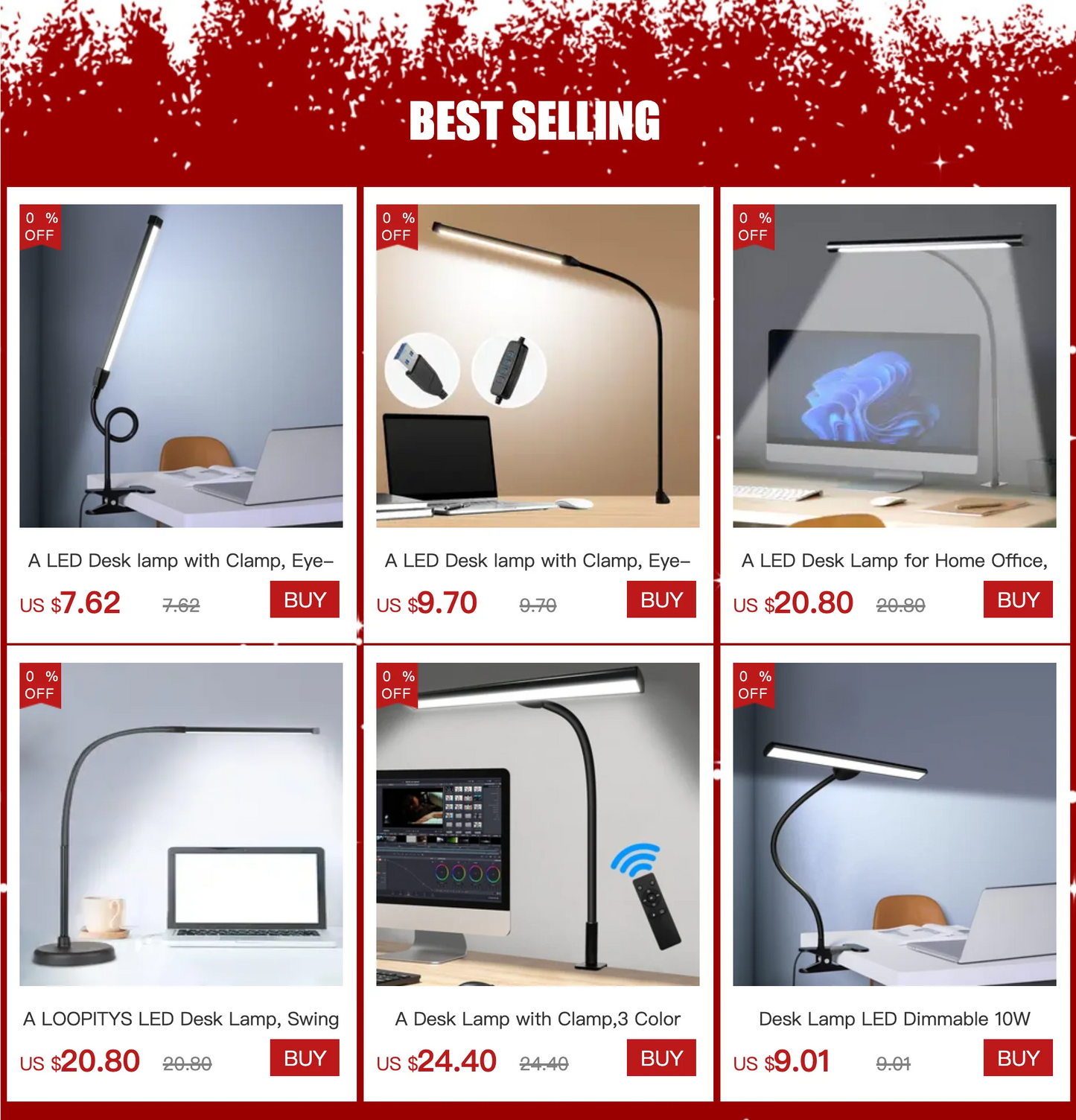 A LOOPITYS LED Desk Lamp, Swing Arm Architect Task Lamp with Long Flexible Gooseneck, 3 Color Modes, and USB Adapter